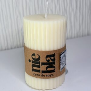 Vela Mini Cilíndrica Acanalada